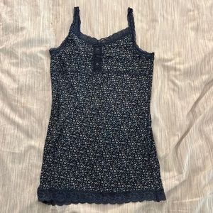 Lace Floral Print Cami